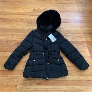 New Zara Girls Puffer Jacket, Size 8-9 years
